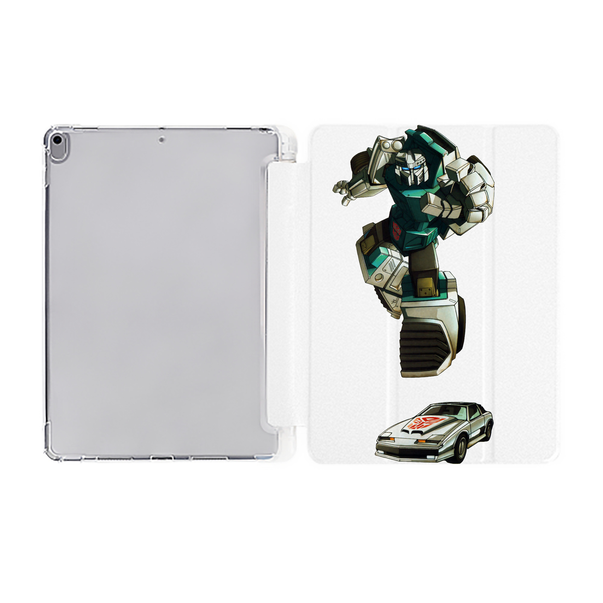 （画像用）  IPad ケース ペン収納付き 三つ折りスタンド PUレザー×シリコン 対応機種9.5/10.5/10.9インチ